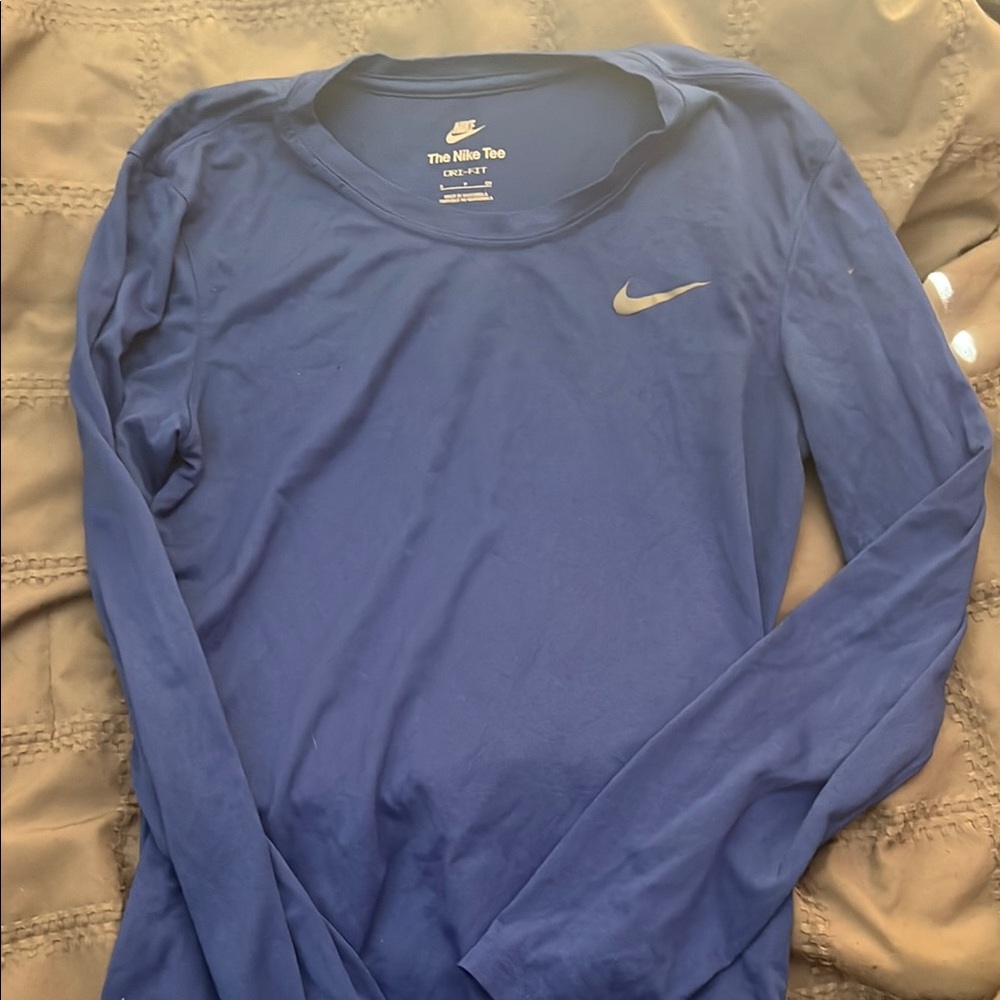 Nike Royal Blue Long Sleeve Shirt